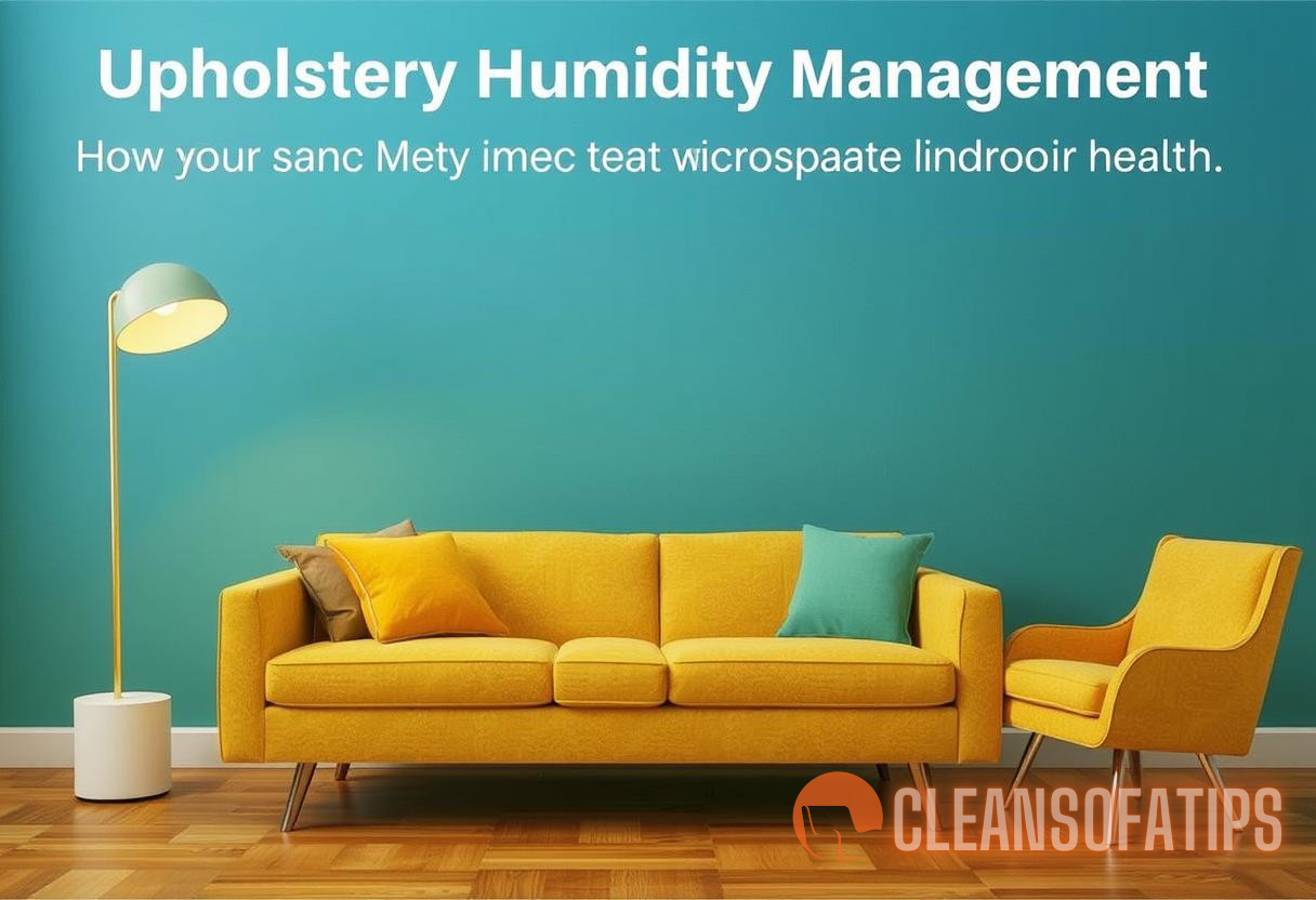 Upholstery humidity management tips